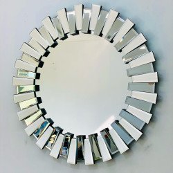 Gümüş Model Aynalı Piyano Ayna 80 cm