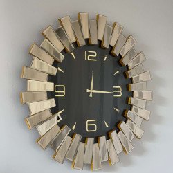 Bronze Aynalı Piyano Duvar Saati